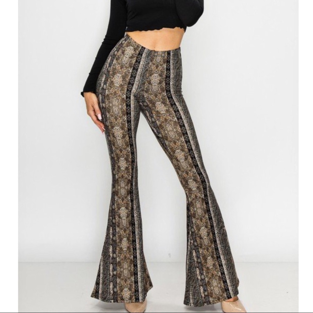 Brand New Boho flare bell bottoms